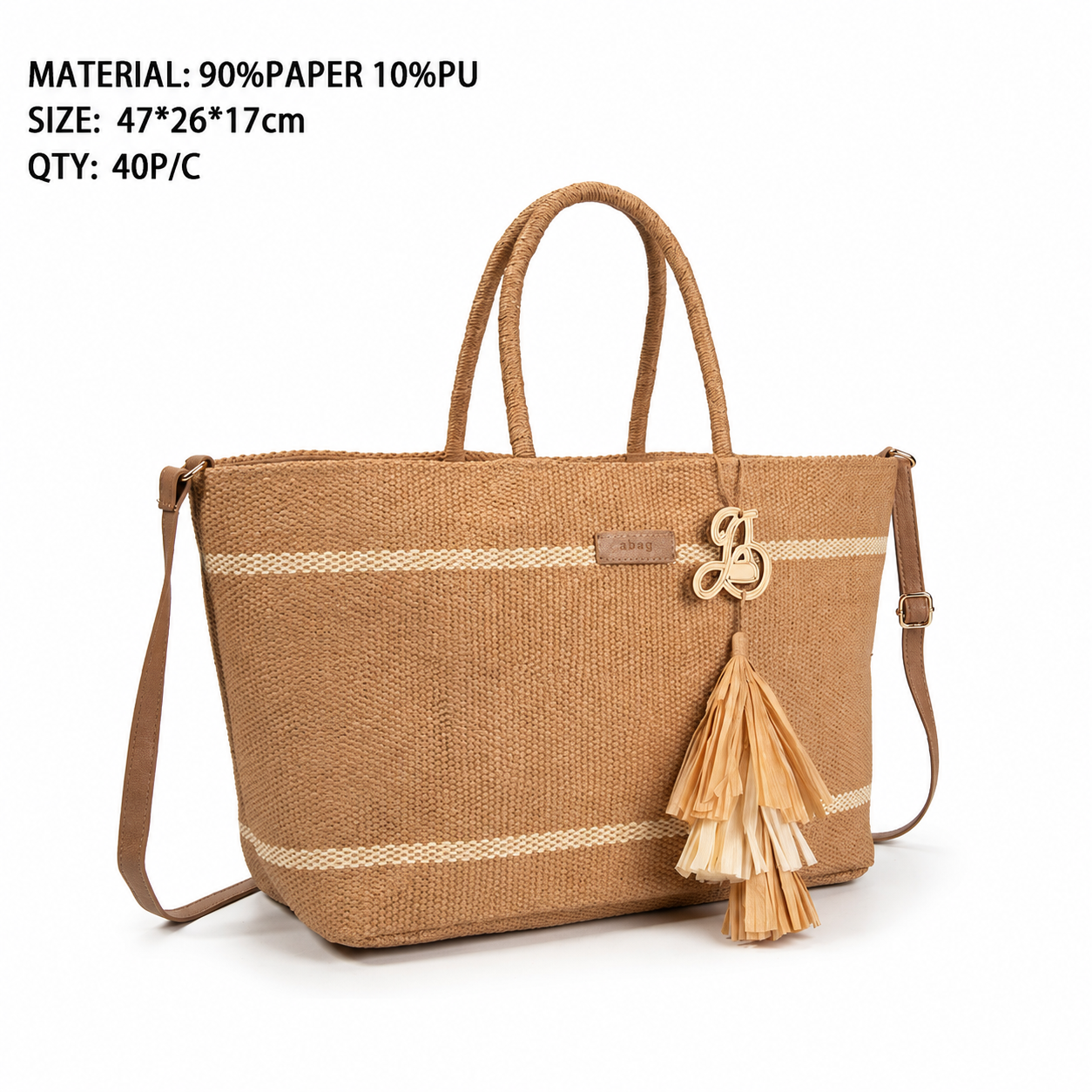 Le Bohémia (26-260136) - Tote bag: Natural