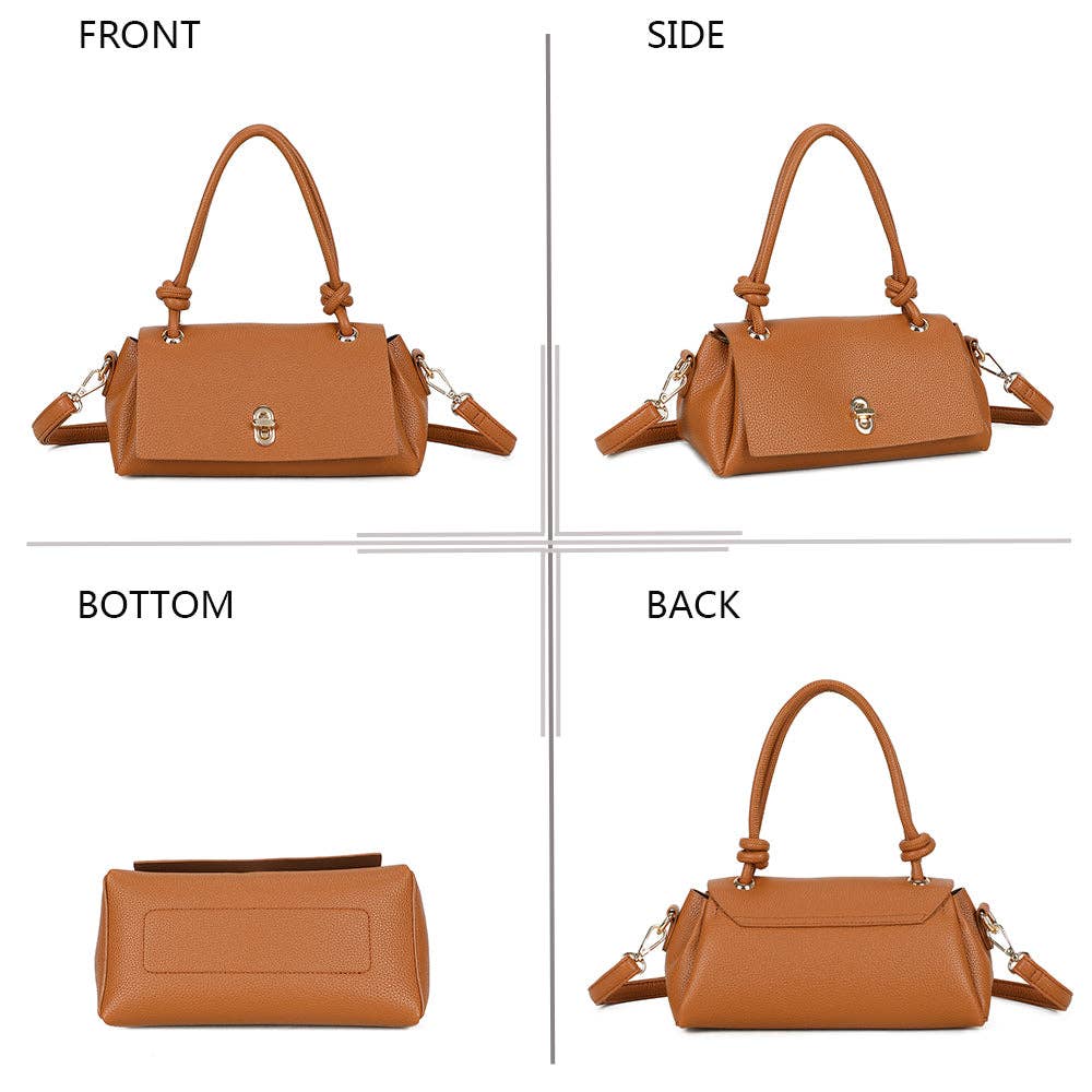 Orlina (R-2048) - Handbag: Brown