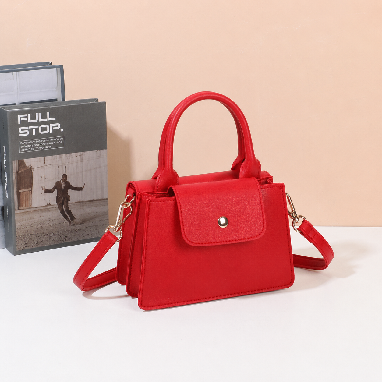 La Céleste (R-1635) - Handbag: Red