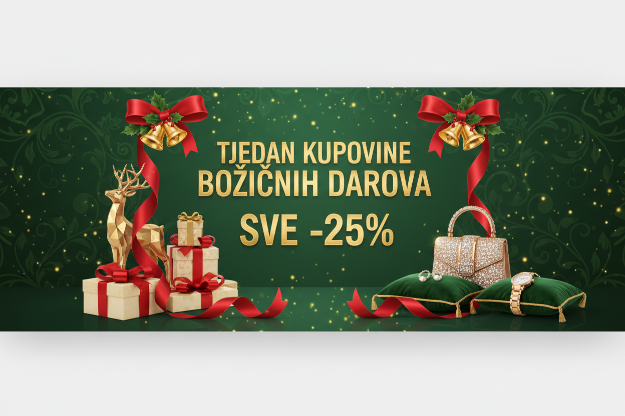 Tjedan kupovine božićnih darova bänner